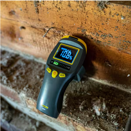 General Tools Combo Pin and Pinless Moisture Meter for Water Damage and Mold Prevention