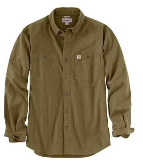 CARHARTT RUGGED FLEX RIGBY LONG SLEEVE WORK SHIRT 2XL