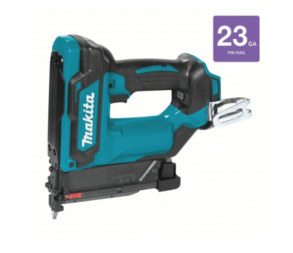 MAKITA Nail Gun: Pin, Combo, For 23 ga Nail Gauge, Plastic, Strip Collation, 0°, Tool Only, LXT®