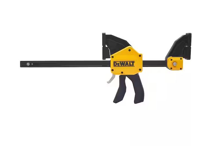 DEWALT 12 in. 600 lb. Trigger Clamp w/3.75 in. Throat Depth