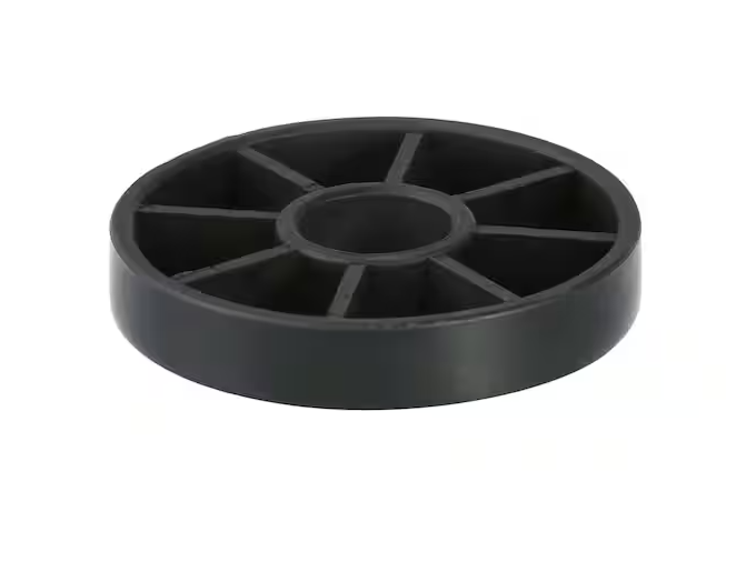 HDX 4 in. Industrial Casters with Bumper (4-Pack)