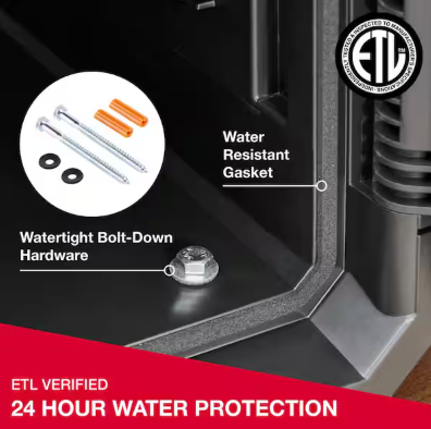SentrySafe 0.81 cu. ft. Waterproof and Fireproof Safe for Home with Digital Keypad, Interior Light and Override Keys