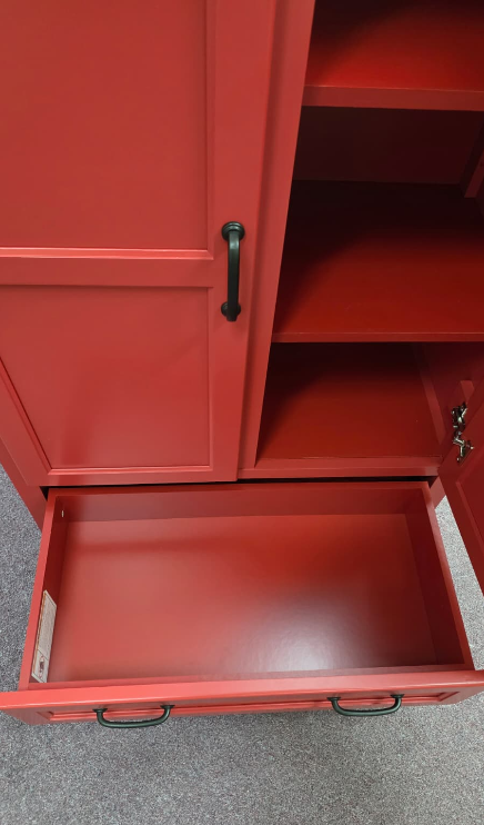 Wood Kitchen Pantry (30 in. W x 47 in. H) (JUST ASSEMBLED)