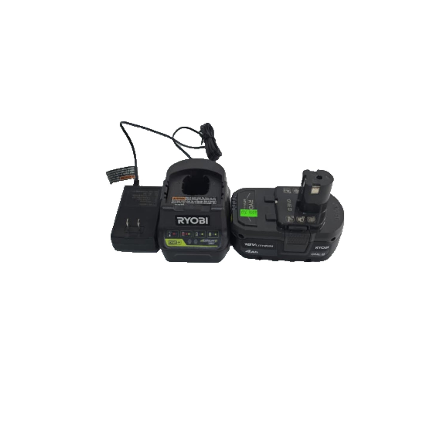 Ryobi ONE+ 18V Lithium-Ion 4.0 Ah Battery And ONE+ P118B Charger