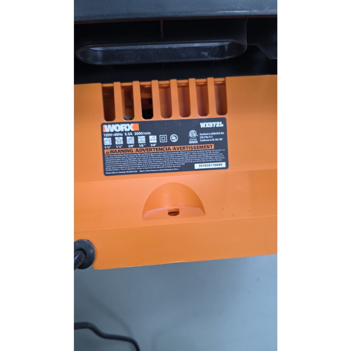 Worx WX572L Corded 5.5 Amp BladeRunner X2 Portable Tabletop Saw