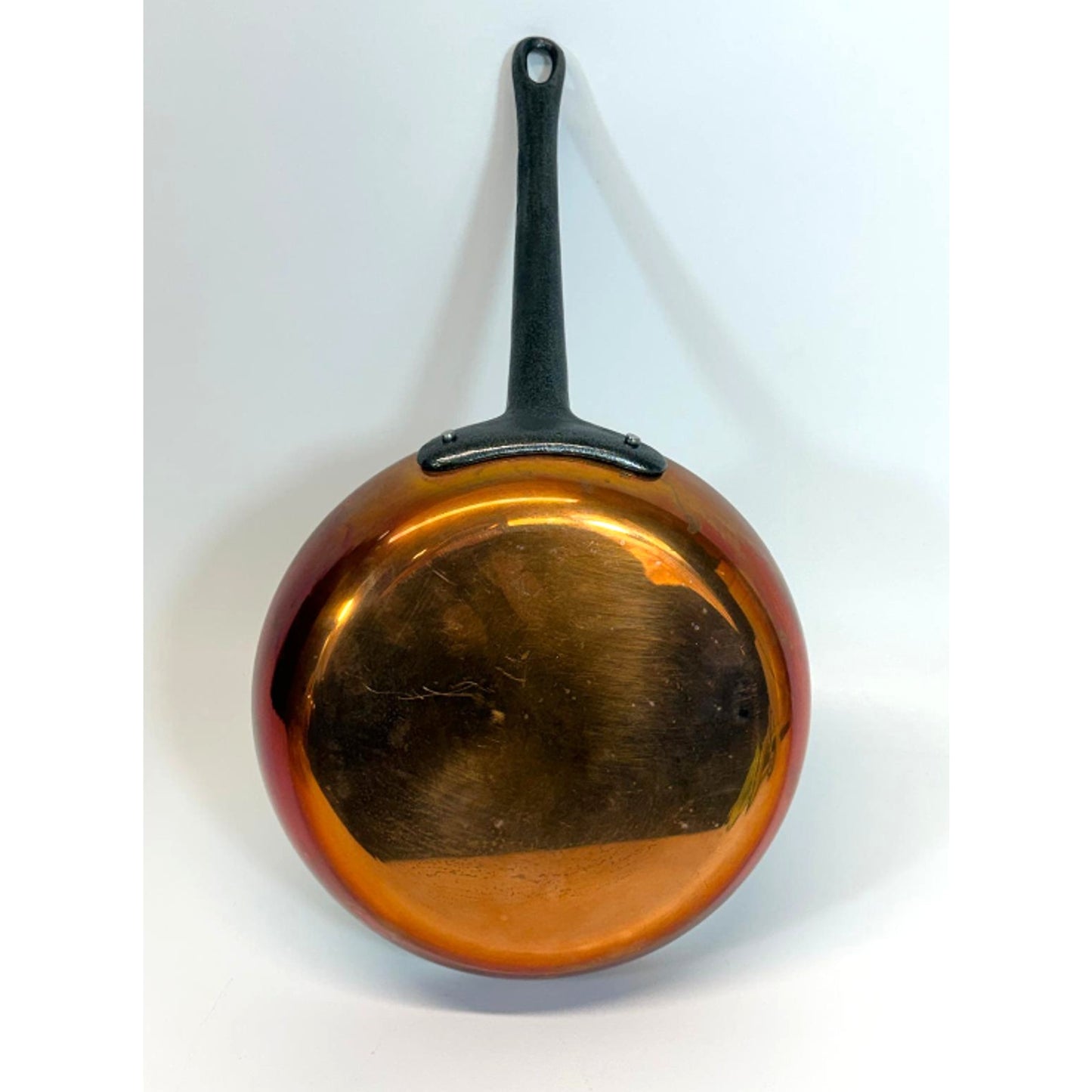 BAUMALU France 9.5" / 24cm Tinned Solid Copper Frying Pan