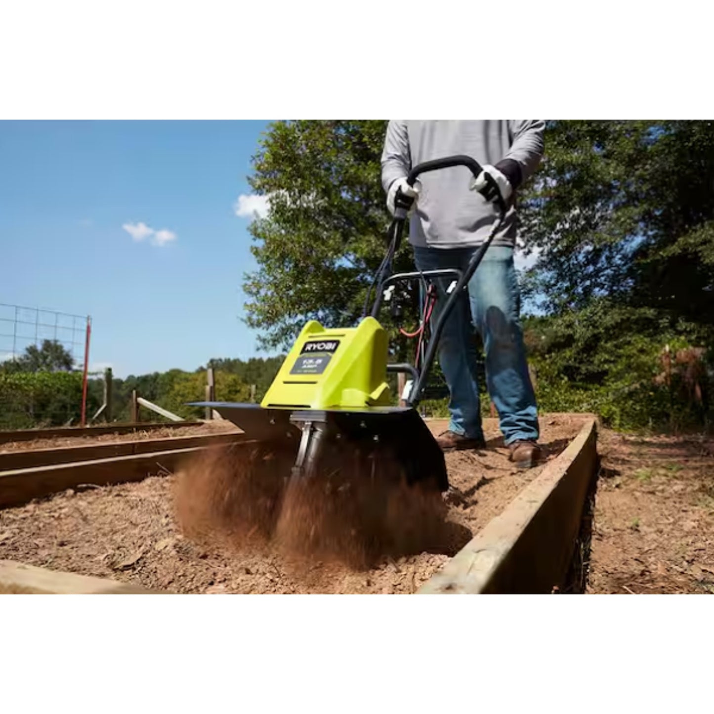 Ryobi RYAC701 16" Electric Cultivator - NEW IN BOX! 13.5 amp Rototiller Free SnH