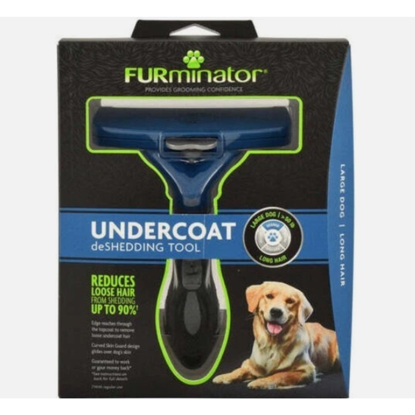 Furminator Undercoat deShedding Tool Brush for Large Dog Short Long Hair