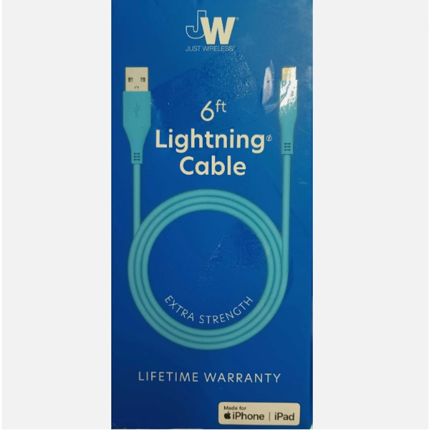 Just Wireless 6ft iPhone To USB-C Charging Cable - Fast Charge