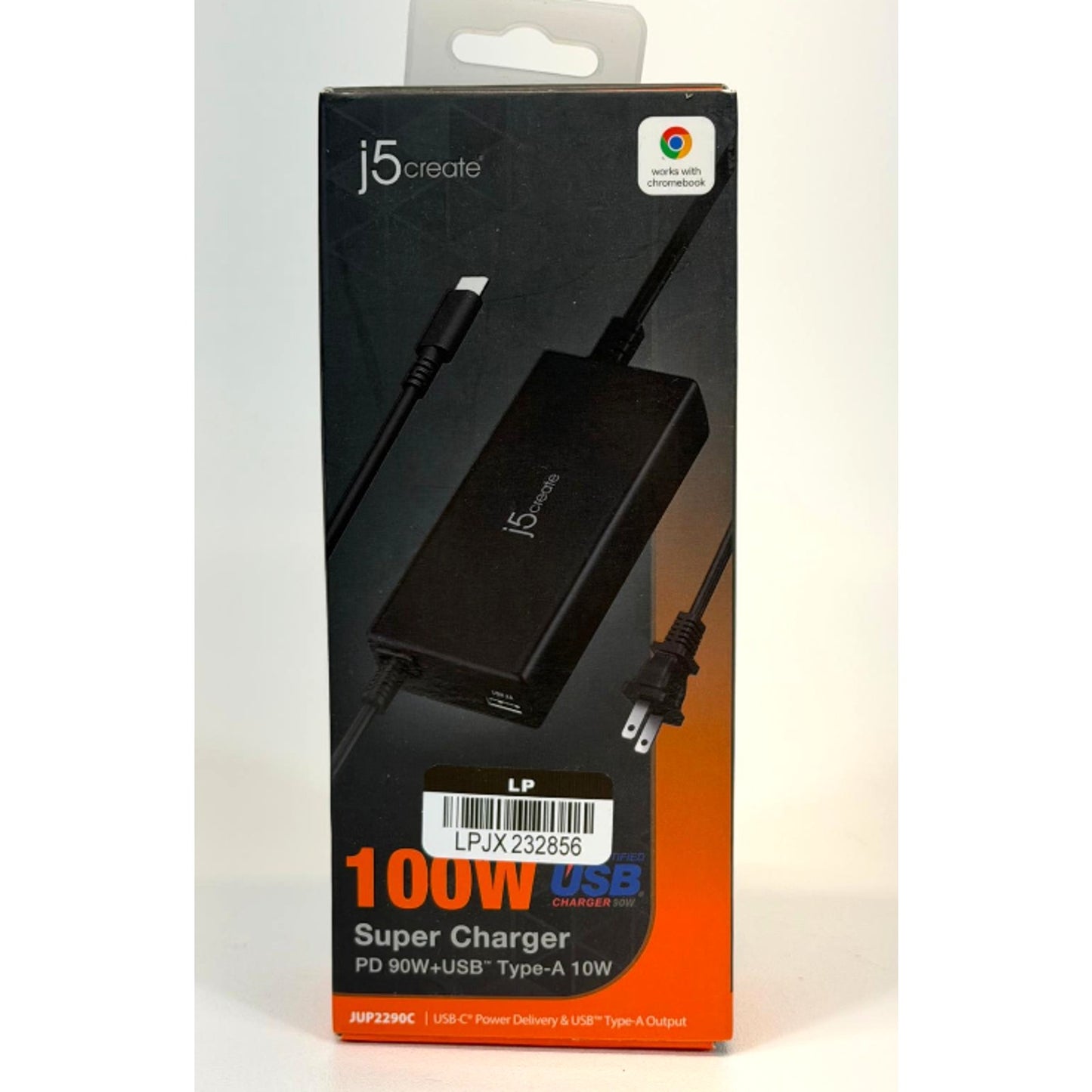 j5create 100W Super Charger PD 90W+USB Type-A 10W JUP2290C