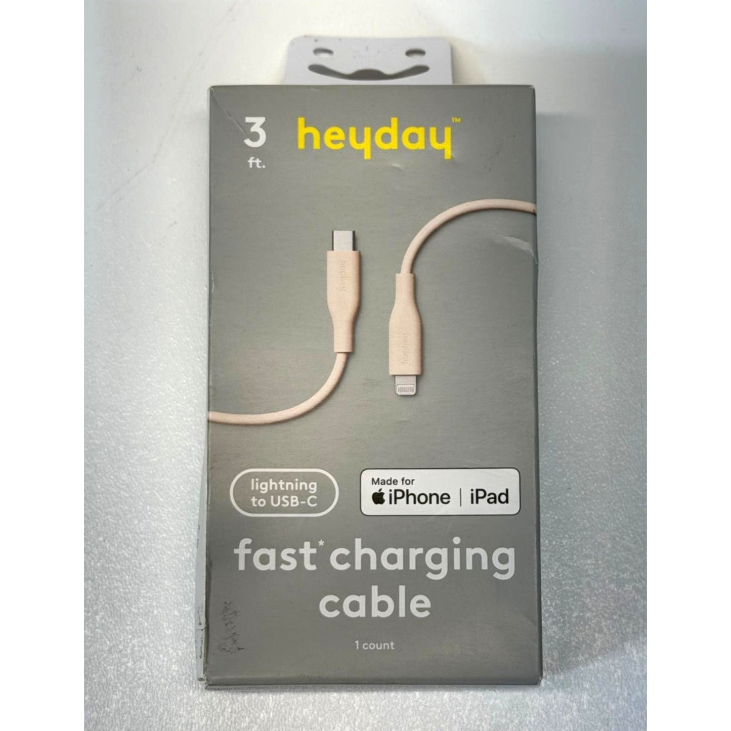 Heyday 3ft Lightning to USB-C Fast Charging Cable — | MFi Certified