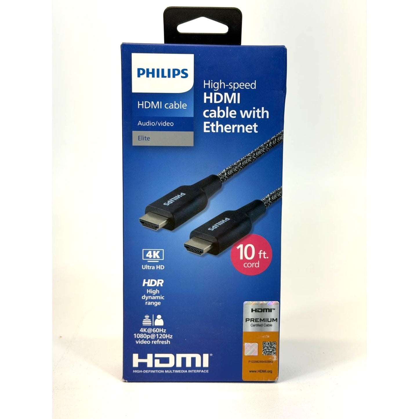Philip 10f Elite Premium High-Speed HDMI Cable with Ethernet