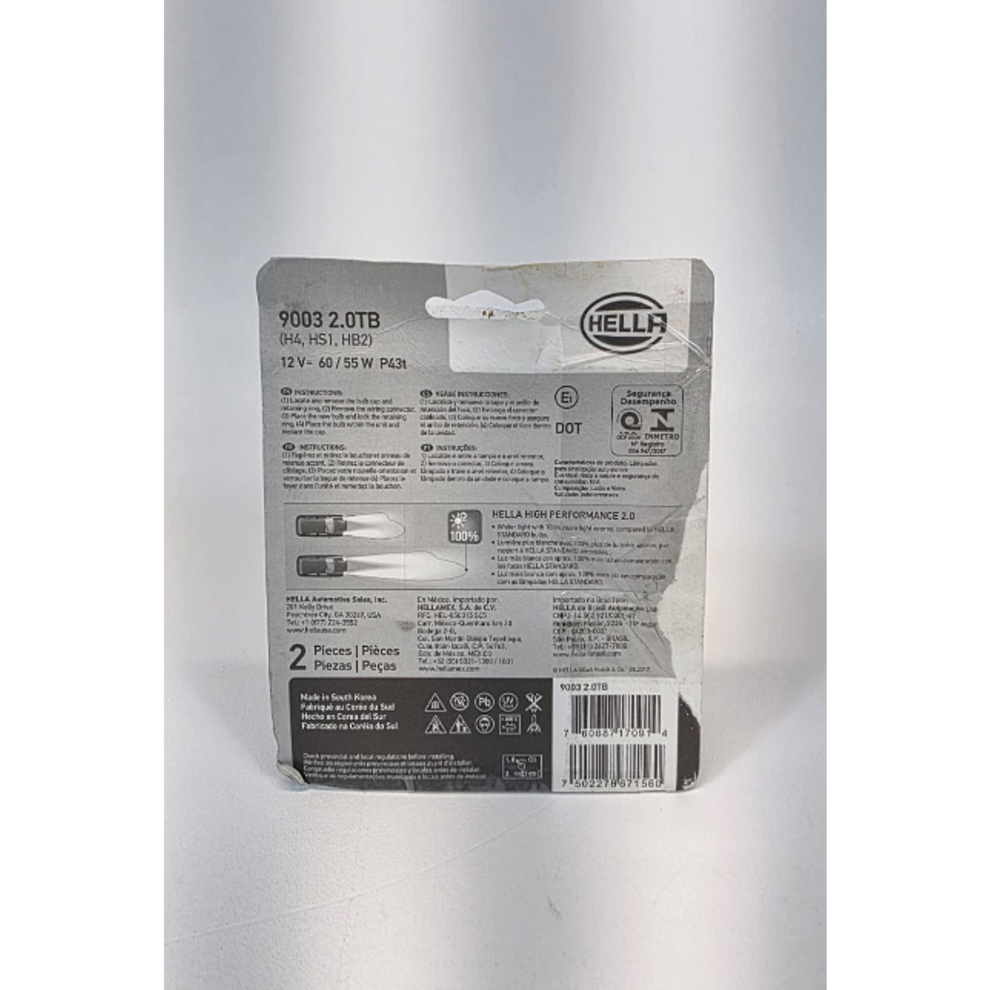 Hella 9003 2.0TB Bulb 9003 12V 60/55W P43T Hp2.0 (2)
