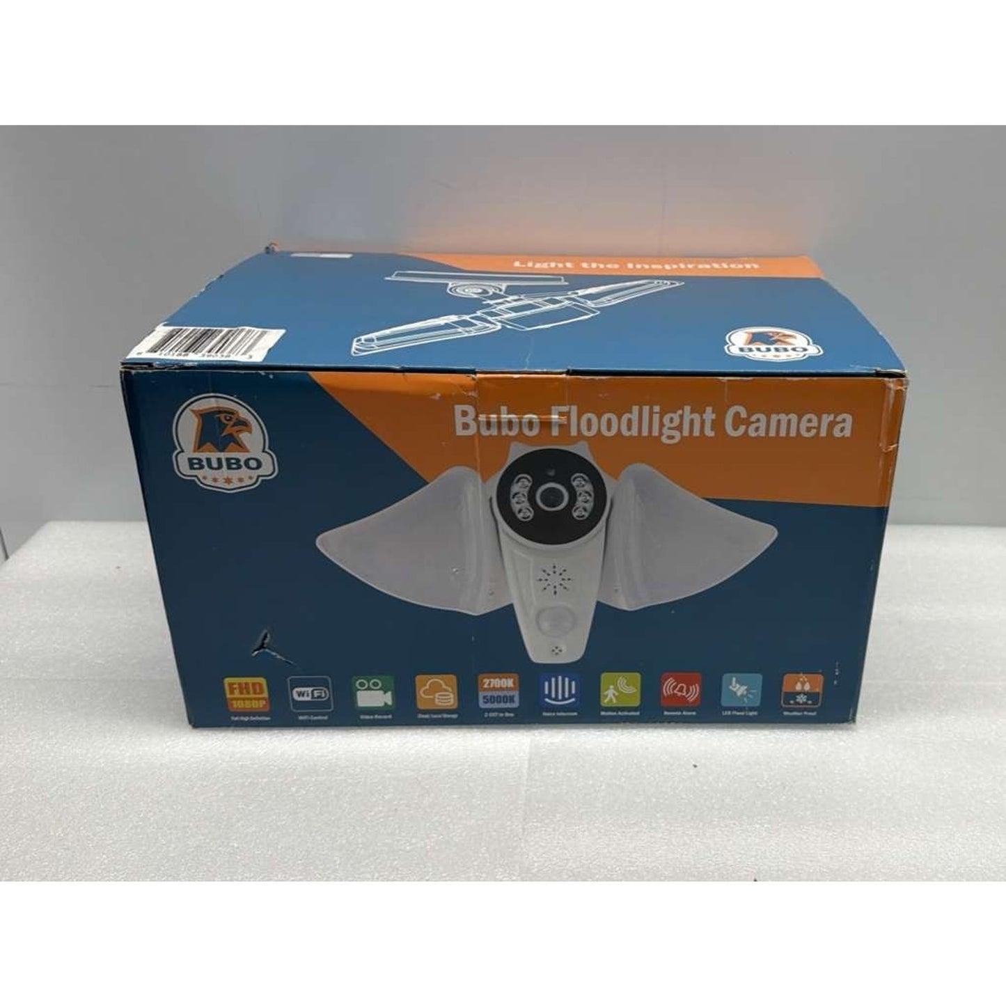 Outdoor Floodlight Camera 1 Pack, WiFi 1080P Security Cam, PIR Motion Sensor ...