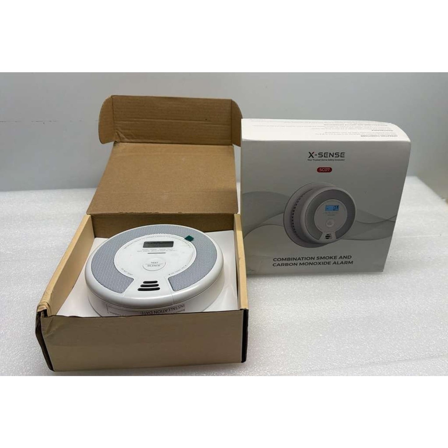 X-SENSE SC07 Smoke & CO Alarm ETL Listed 10-Year Sealed Battery LCD Home Safety