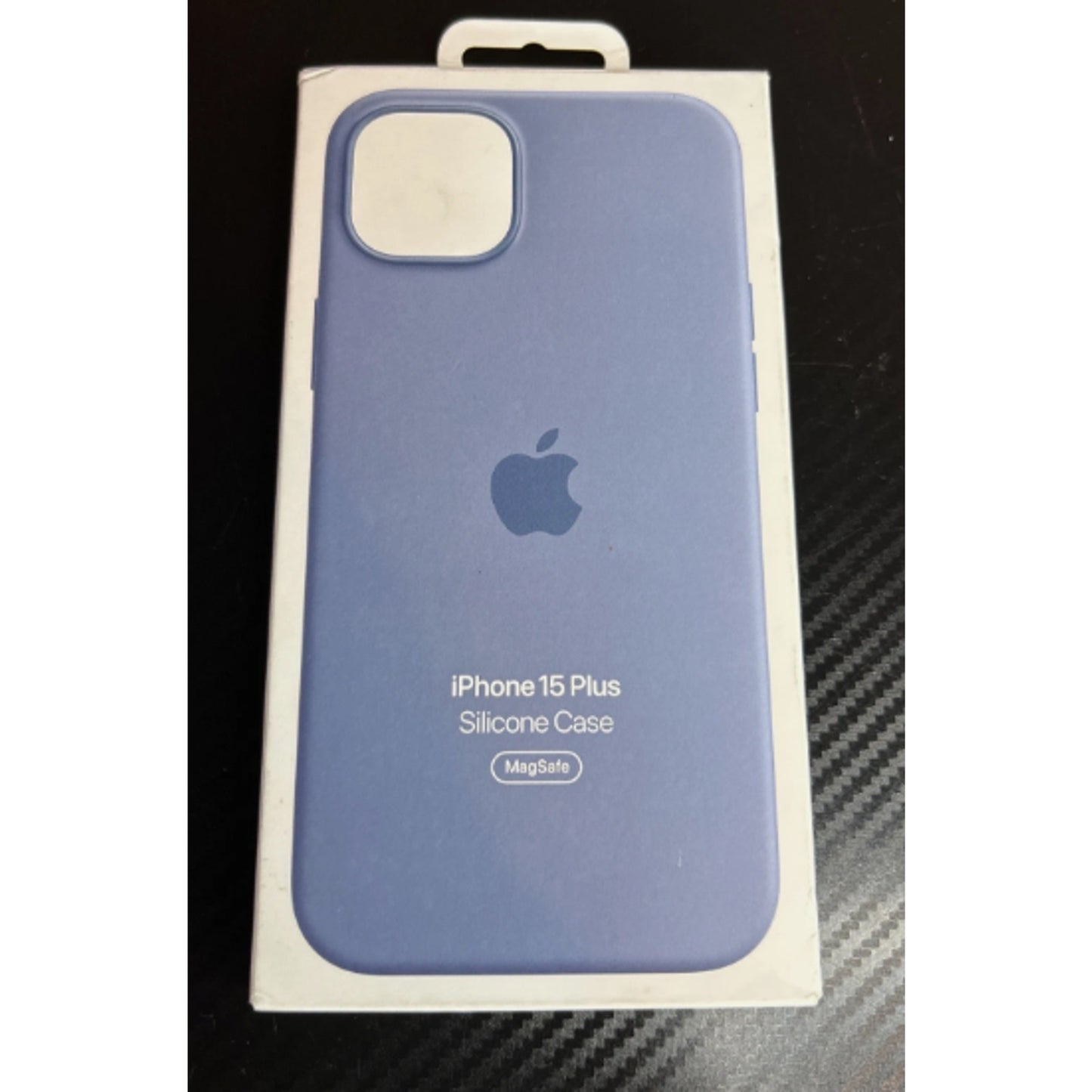 Apple iPhone 15 Plus Silicone Case with MagSafe Winter Blue New 194253939757