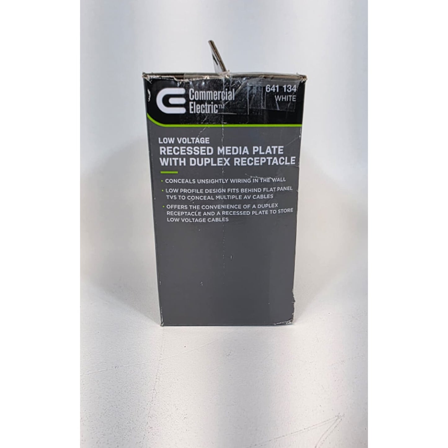 Commercial Electric 1-Gang 1-Decorator/Rocker/1-Duplex; Cable Wall Plate 1-Pack