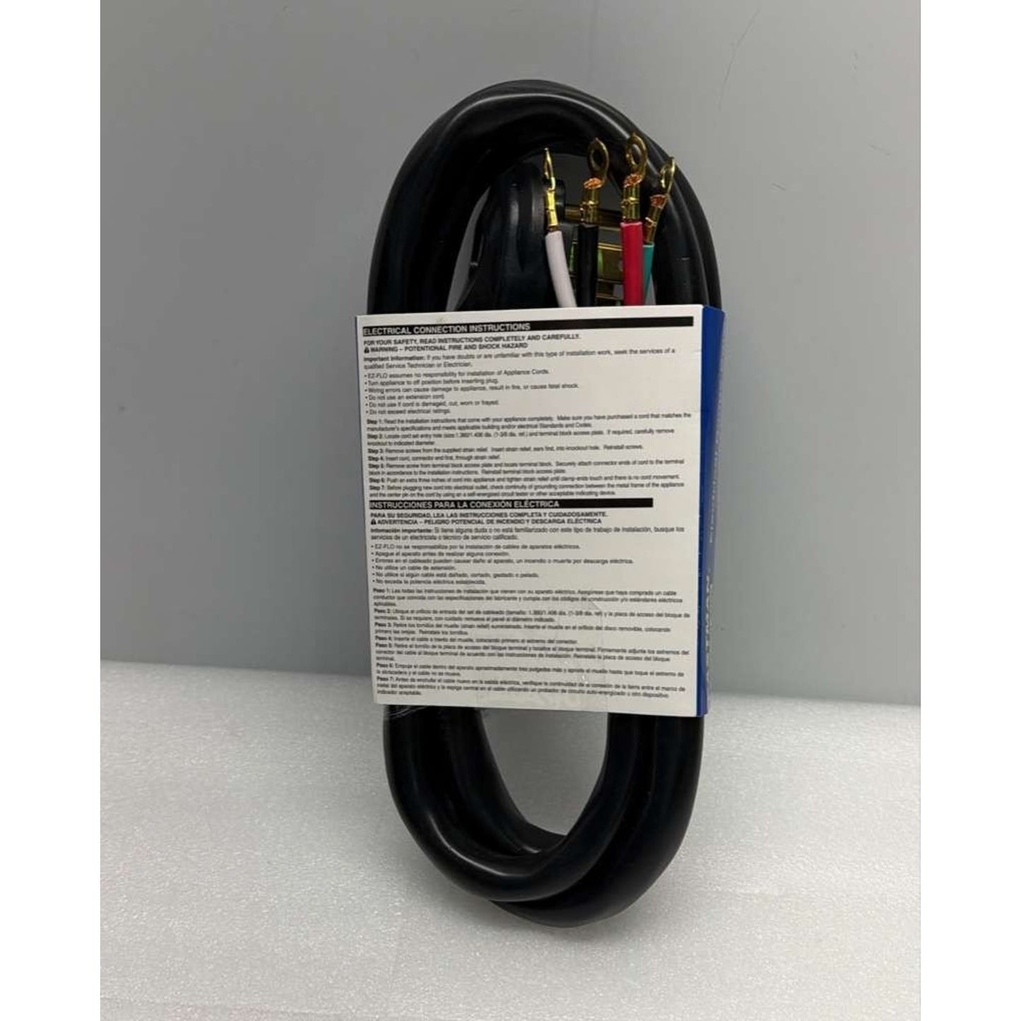 6 FT Electric Range Cord 50 Amp 4-Prong Wire 61247 Power Cable Replacement