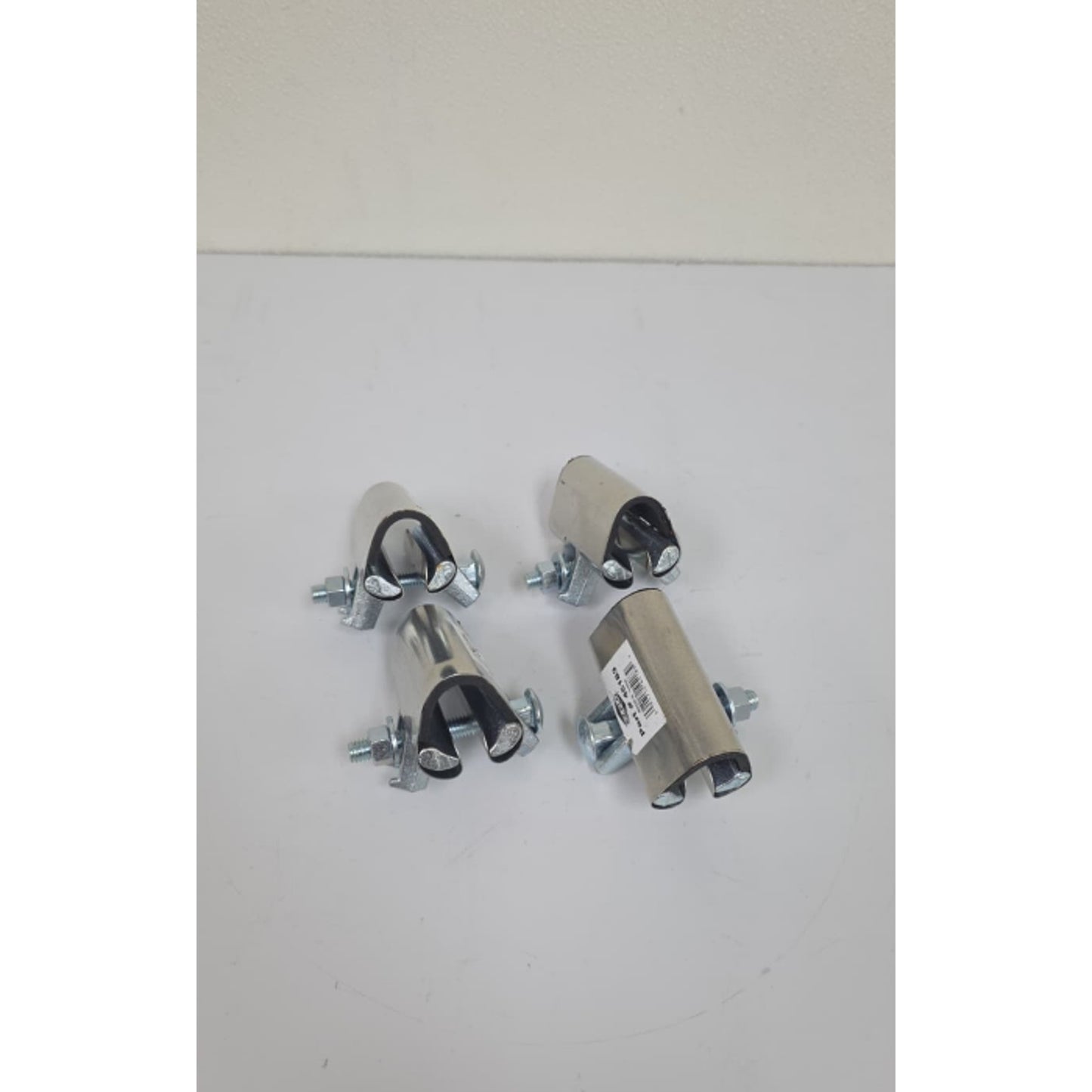Pack of 4 Eastman 3/4inch IPS Pipe Repair Clamp 3inch Stainless Steel 45183