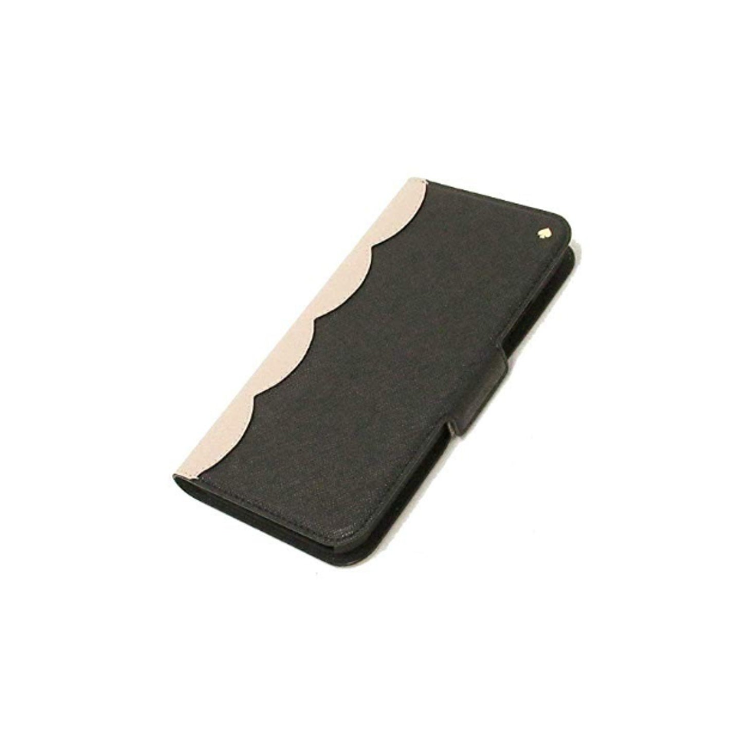 Kate Spade iPhone XS/X scallop colorblock Saffiano Leather Folio Case