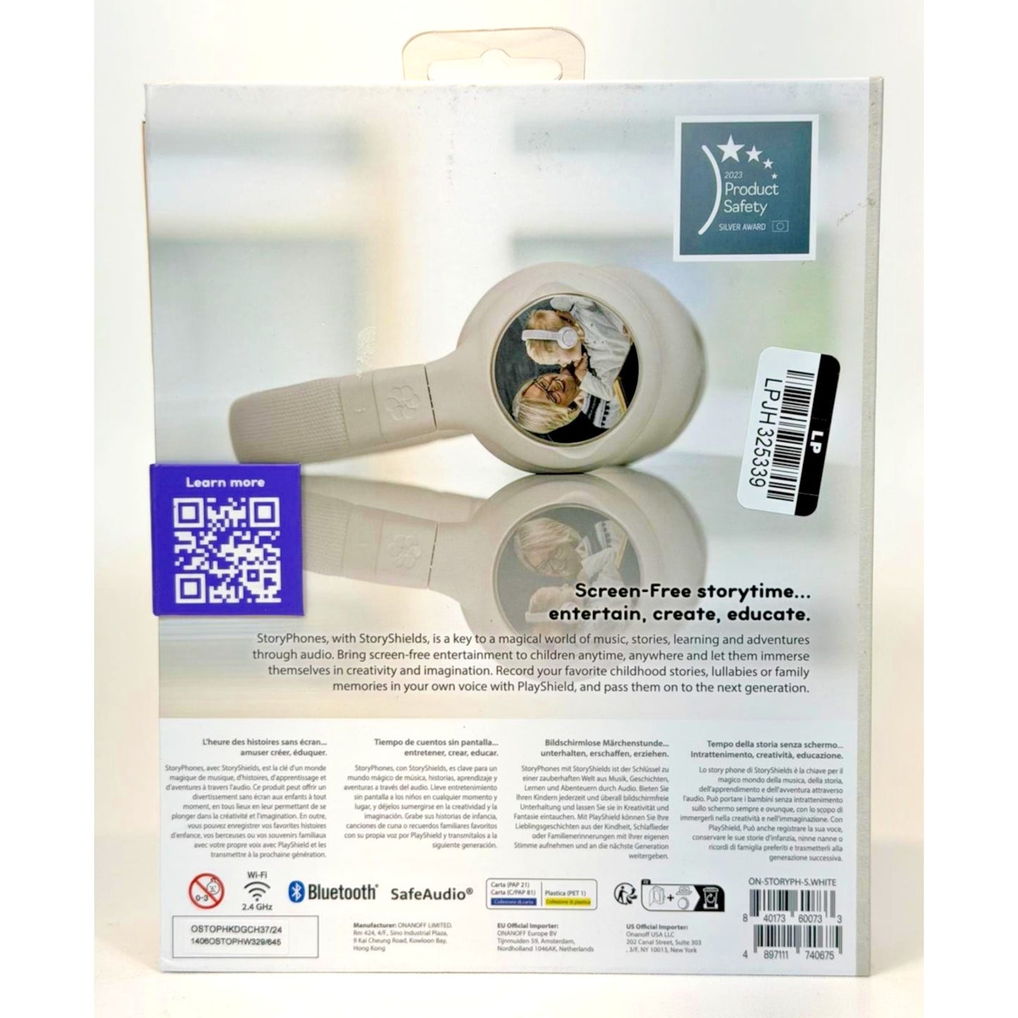 StoryPhones Storytelling Bluetooth Wireless Kids Headphones Intro Bundle