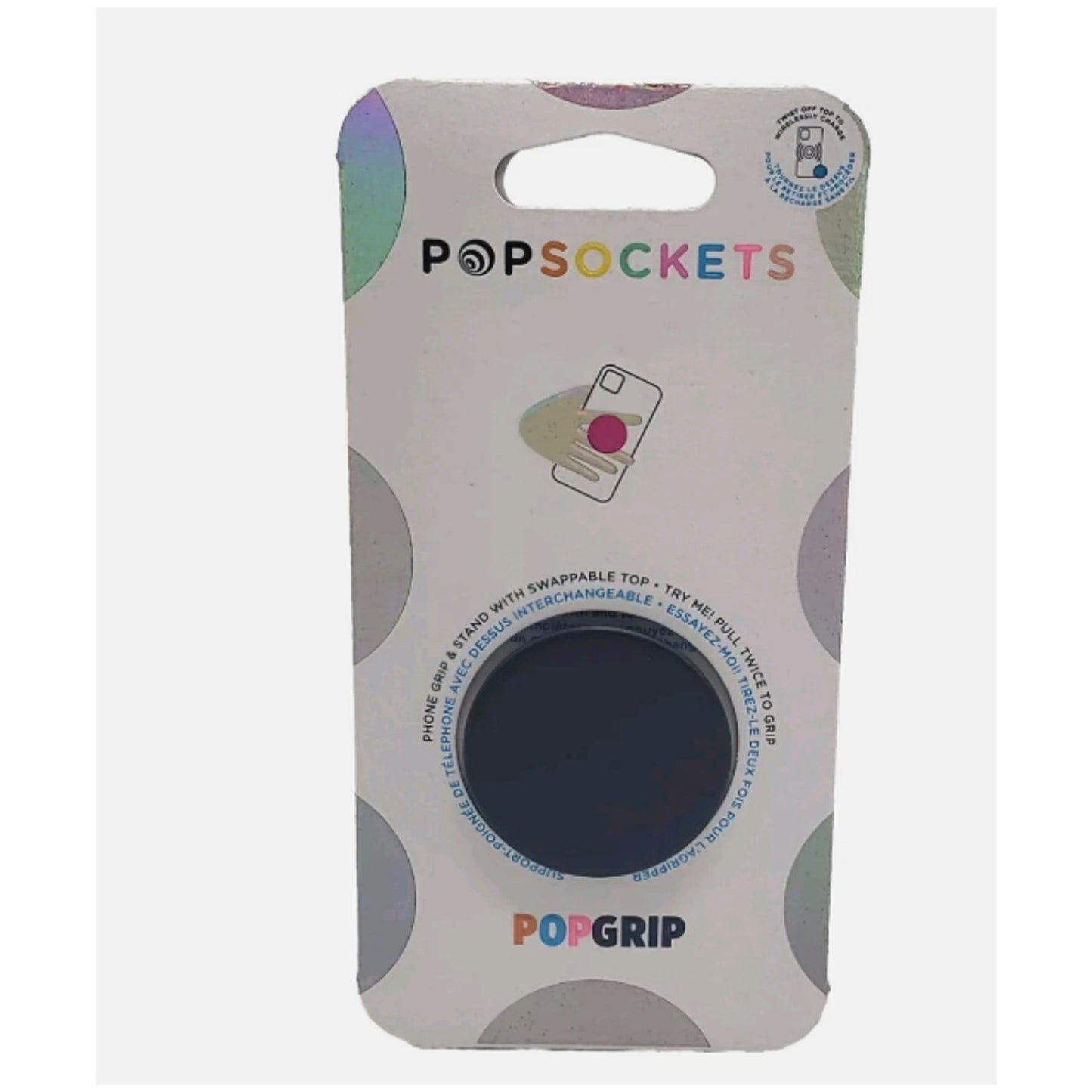 PopSockets Phone Grip Stand Black POPGRIP Popsocket, 842978135083