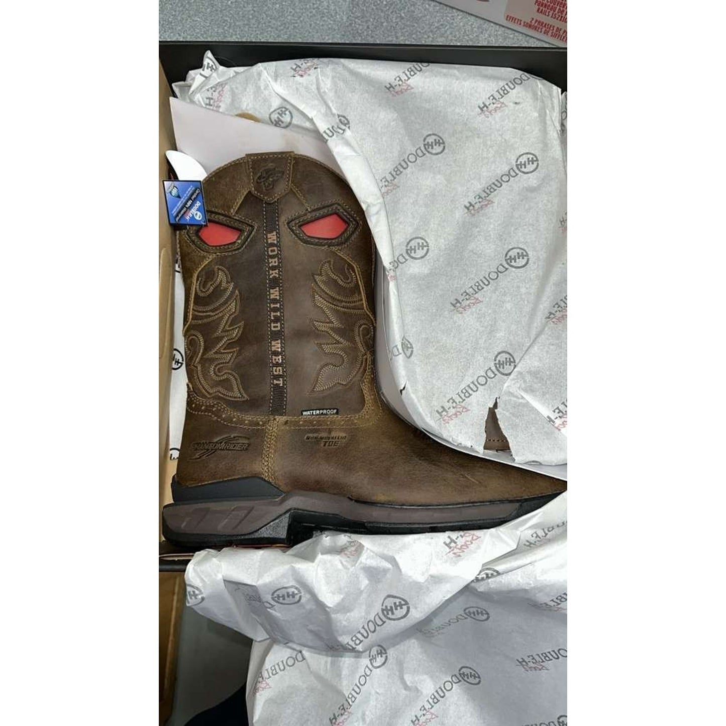 PHANTOM RIDER Wilmore Men’s Waterproof Composite Toe Work Boot 11″ Size 11.5 D