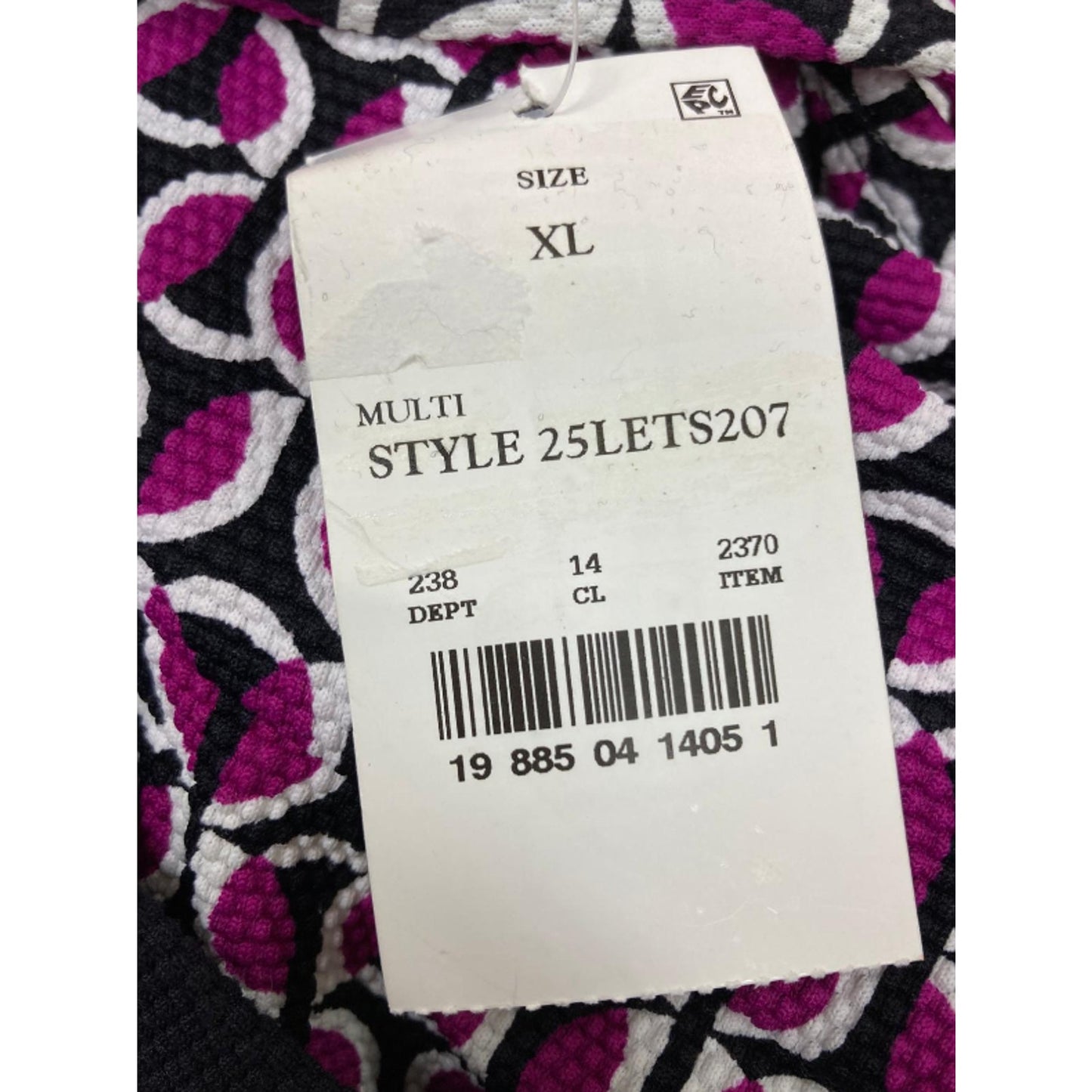 Lands' End Women's Geo Print Belted Swim Dress - Multi XL