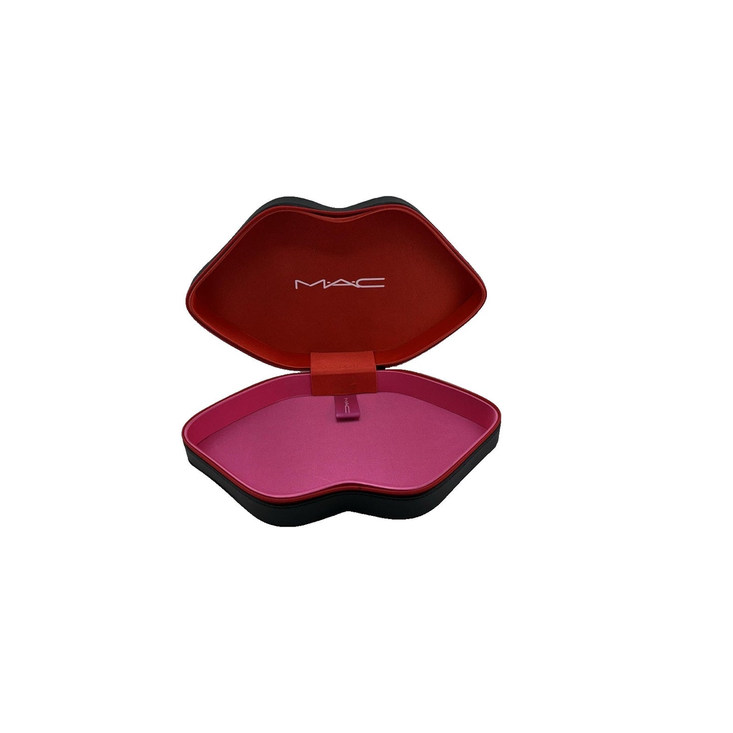MAC Cosmetics Faux Leather Lips Makeup Case Limited Edition Vanity -NEW-