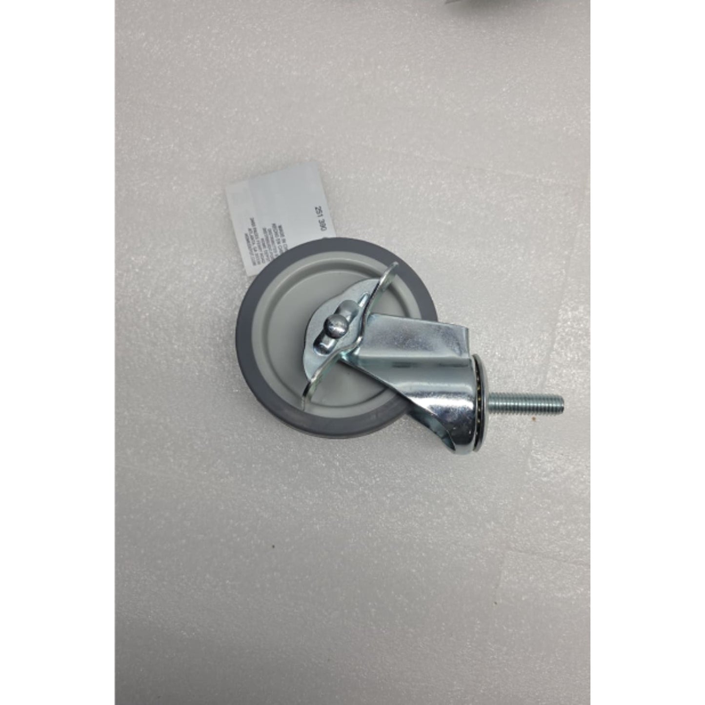 Everbilt 4 in. Steel Swivel Gear Body Wheel With Lock and 130 lb. Load (4 pcs)