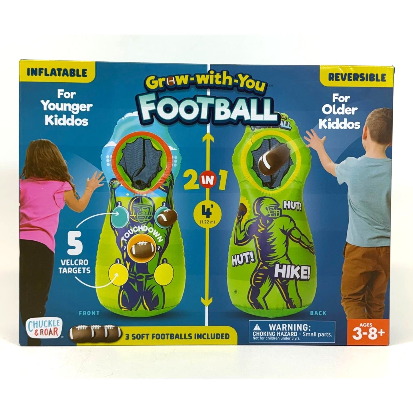 Chuckle & Roar Grow-with-you-Football (Inflatable) Toy Football Set