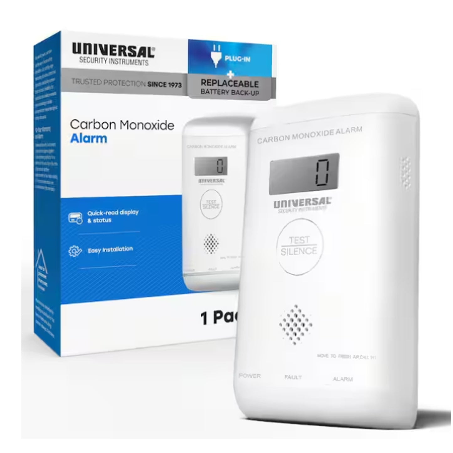 Universal Security Instruments Plug-In Carbon Monoxide Detector