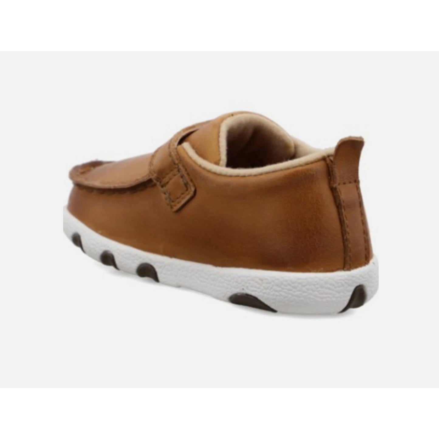 Twisted X Boots Boys ICA0023 Infant Twisted X Distressed Leather Moc 7 Tan