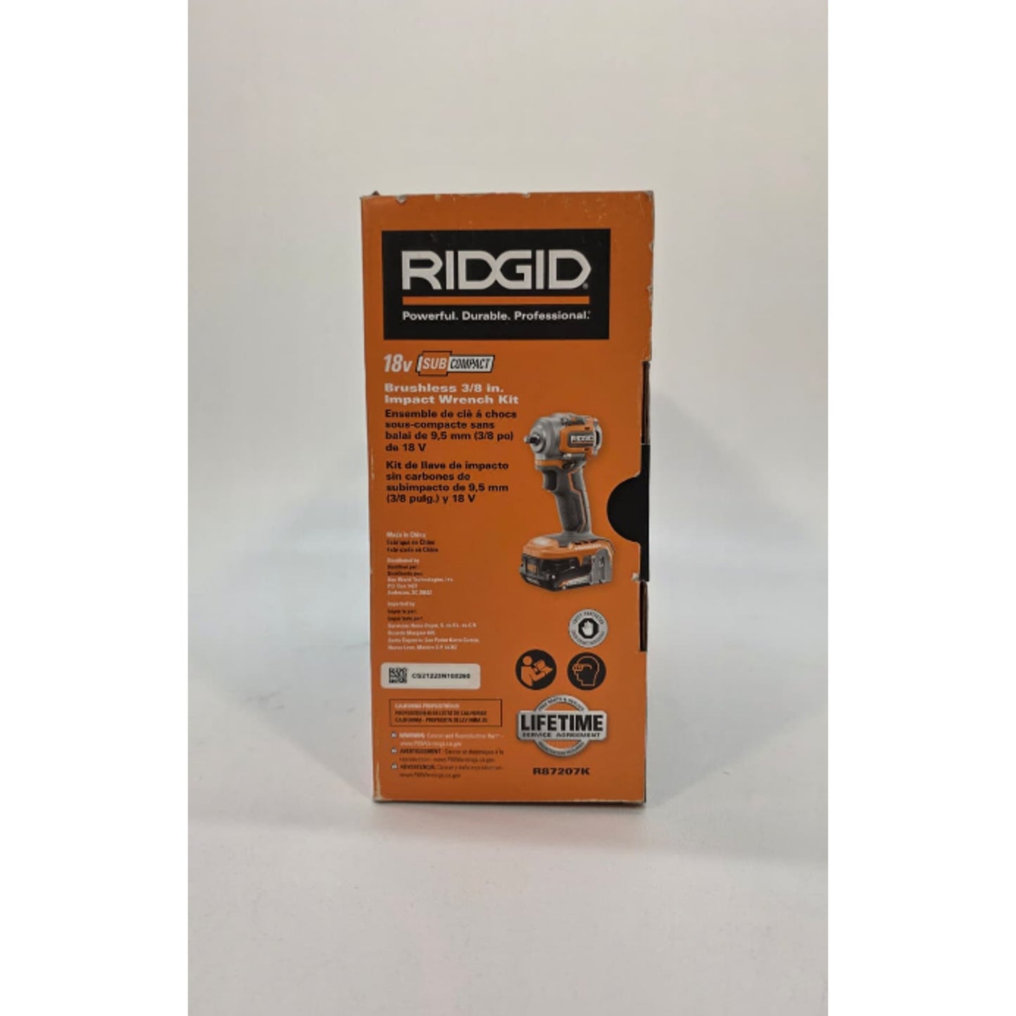 Ridgid R87207K 18V SubCompact Brushless 4-Mode 1/2 in. Impact Wrench Kit