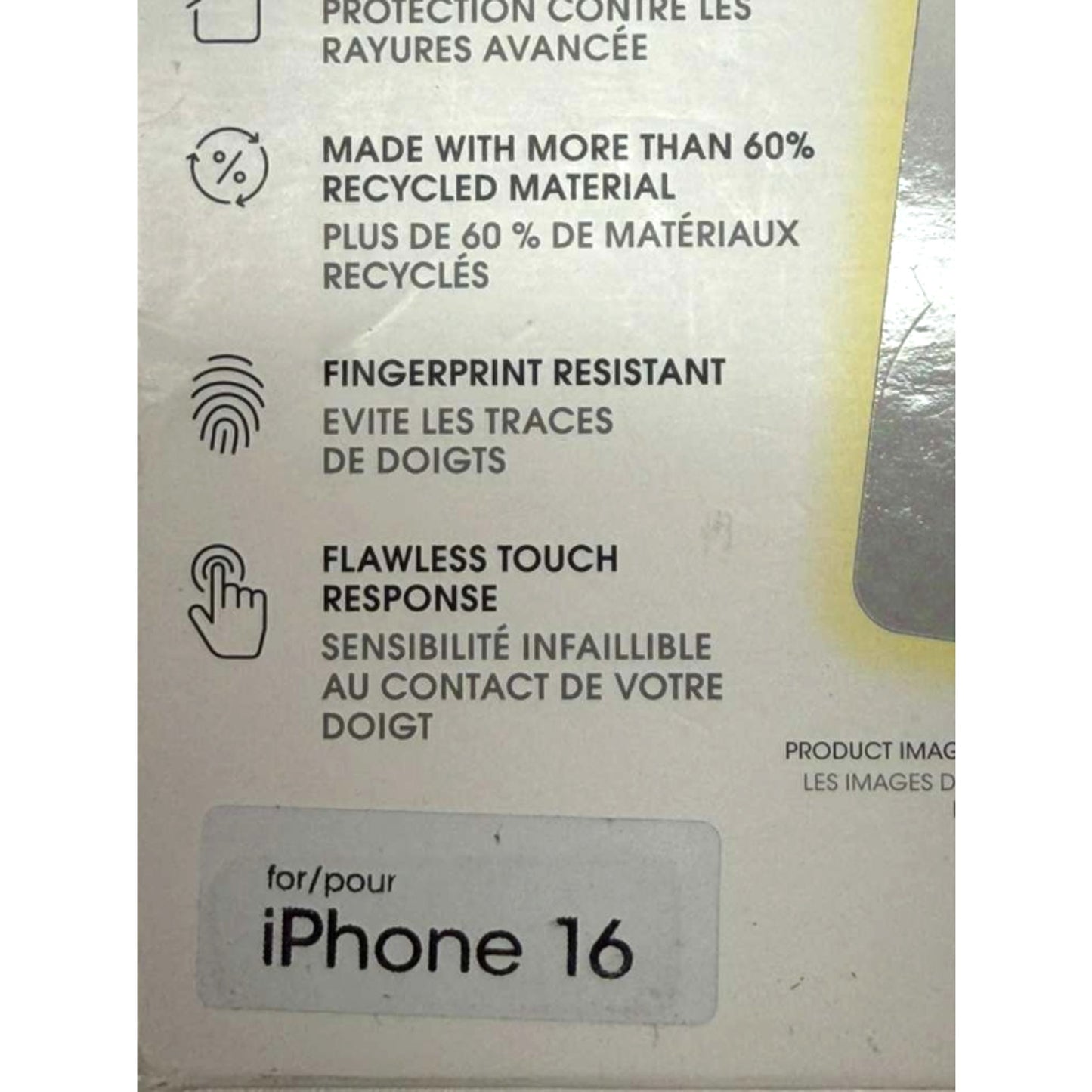 OtterBox Premium Glass Screen Protector For Apple iPhone 16