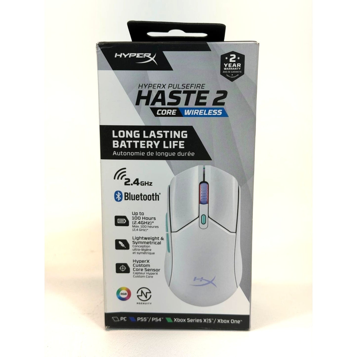 HyperX - Pulsefire Haste 2 Core Lightweight Wireless Optical Gaming Mouse - W...