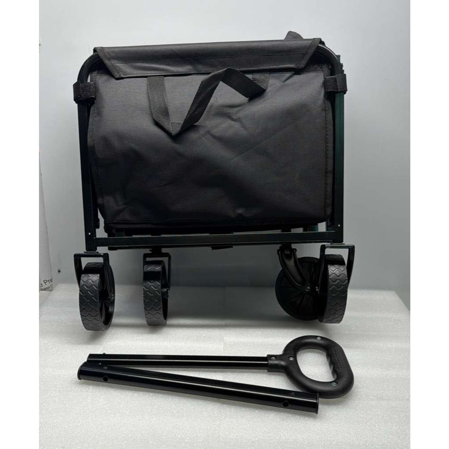 Wagons Carts Foldable,360 LBS Large Capacity Foldable Wagon Cart Collapsible ...