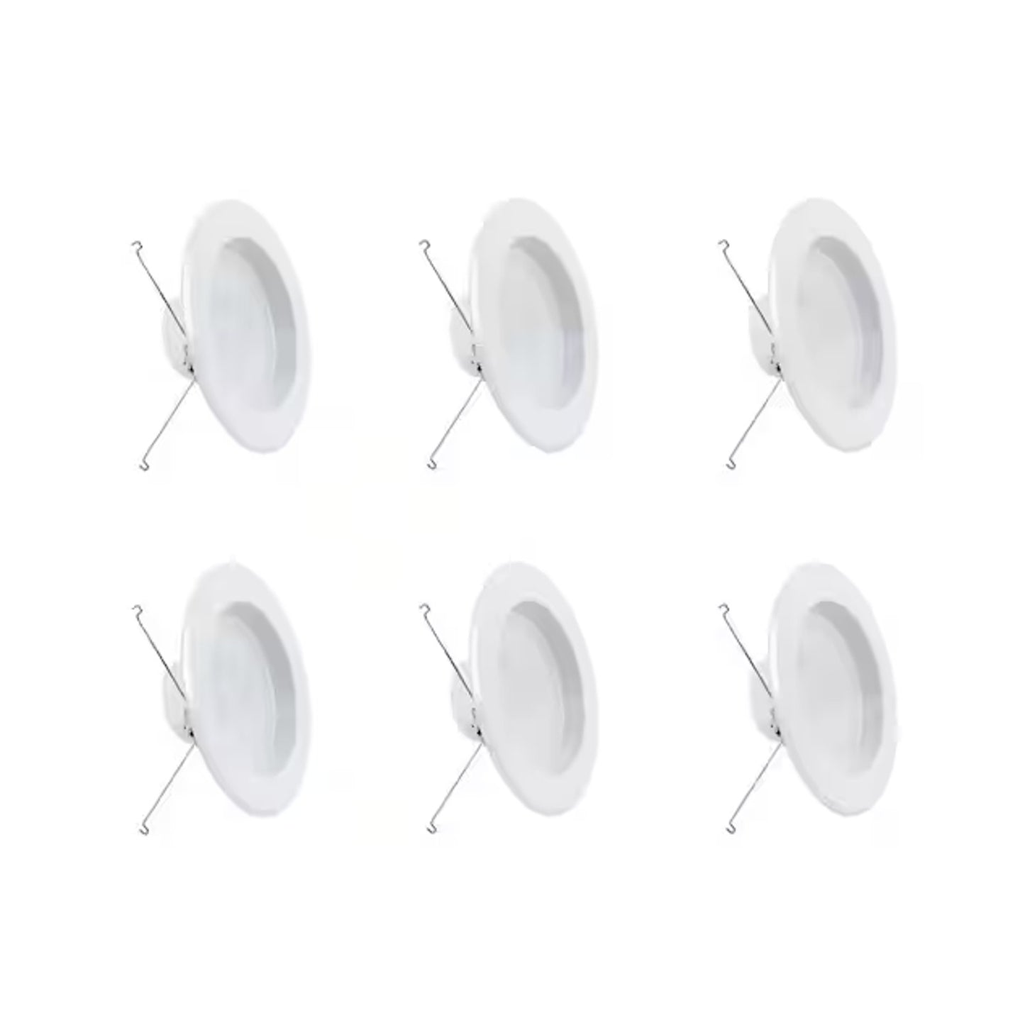 FEIT Electric 5/6" LED Recessed Downlight Kit 6-Pack Dimmable Adjustable White