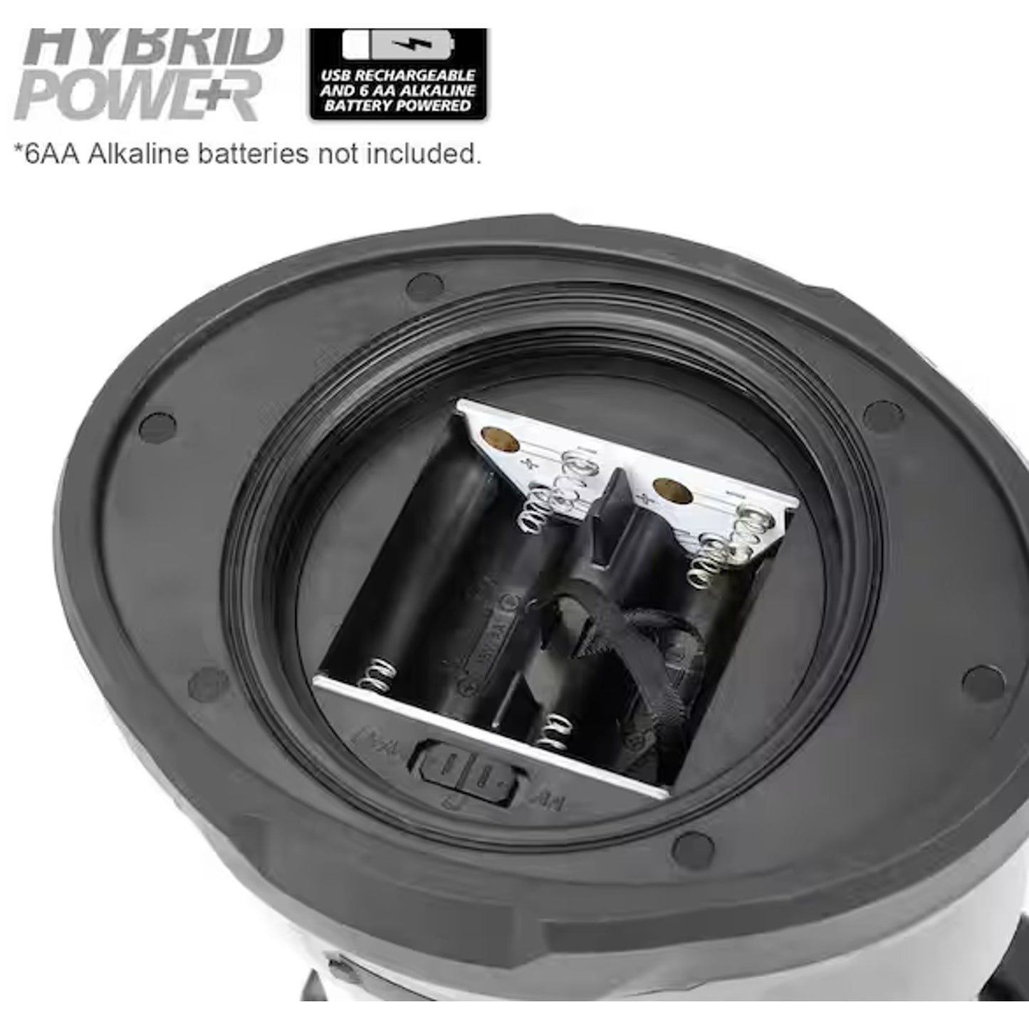 Husky 2200 Lumens Hybrid Power Dimmable Lantern (Model 91390)