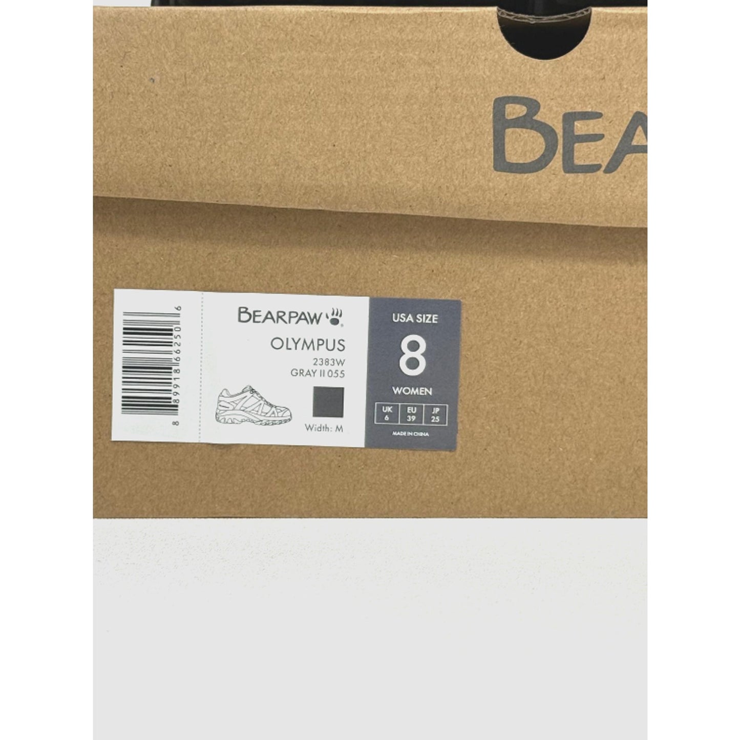 Bearpaw Women's Olympus Hiking 2383W Shoes Gray II Size 8