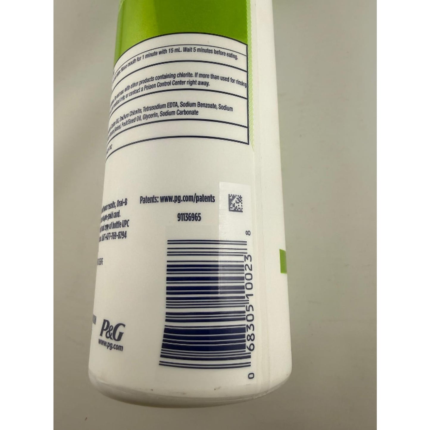 Oral-B Breath Purify Special Care Oral Rinse Mild Mint Mouth Wash 16 oz