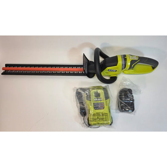Ryobi P2606VNM Cordless Hedge Trimmer 22" 18V 4Ah Battery And Charger