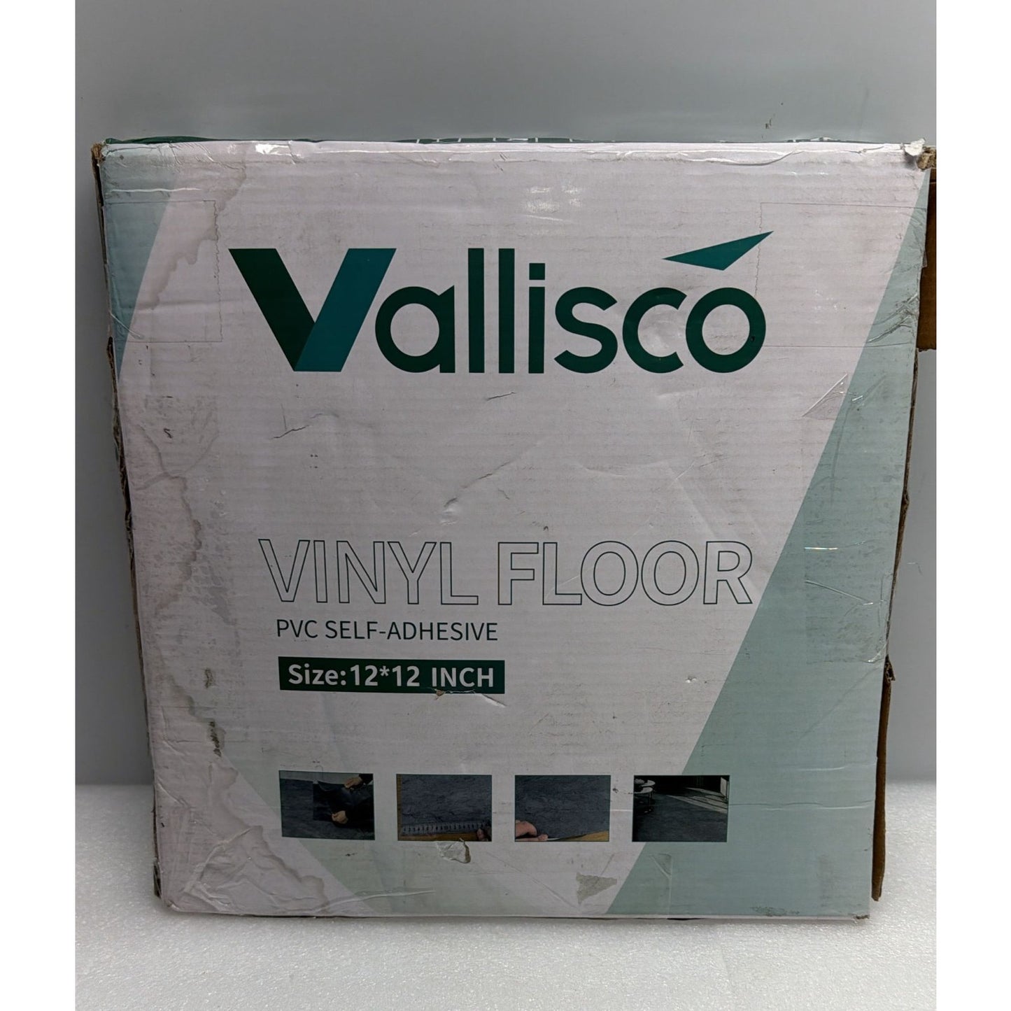 VallisCo 30pk 12"x12" Self-Adhesive Carpet Tiles Anti-Slip Peel & Stick Floor