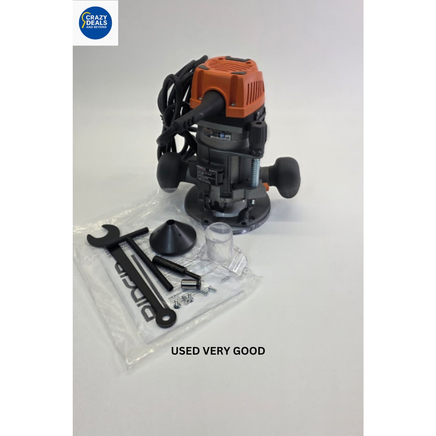 RIDGID 11 AMP ROUTER R2901 / R2911 Corded Tool