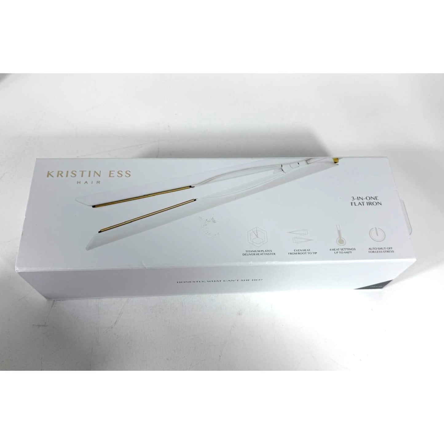 Kristin Ess Hair 3-In-One Titanium Flat Iron Hair Straightener