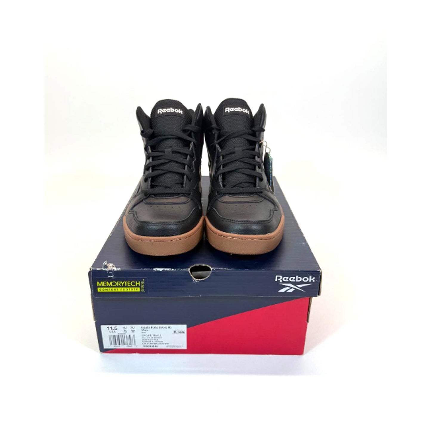 Reebok Men's Royal BB4500 HI-2 Sneaker Black/Brown Size 11.5