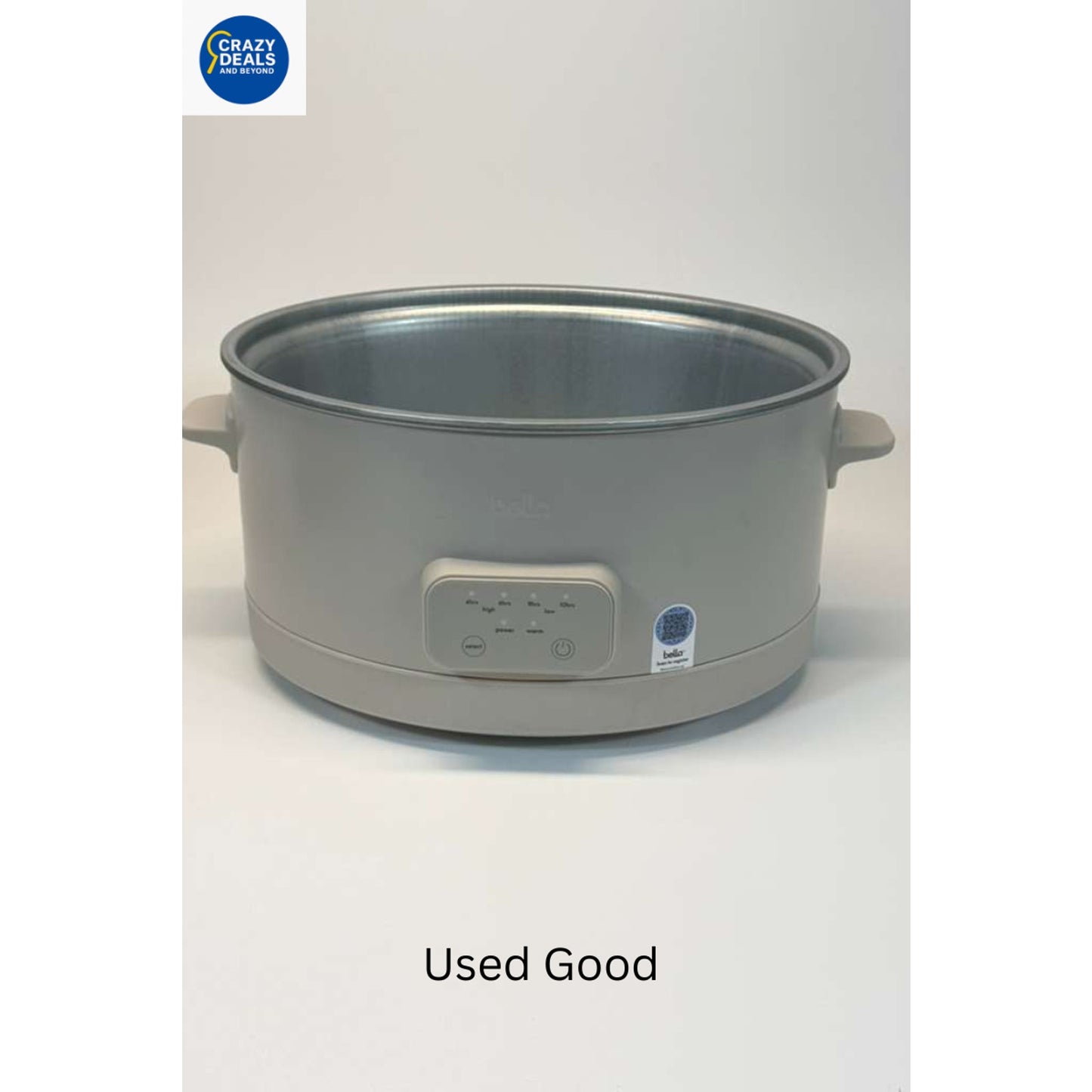 Bella 6 Qt Programmable Slow Cooker Digital Electric Crock Pot Kitchen
