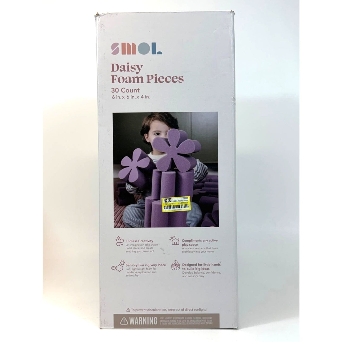 SMOL Foam Shapes Flower Daisy - 30pc