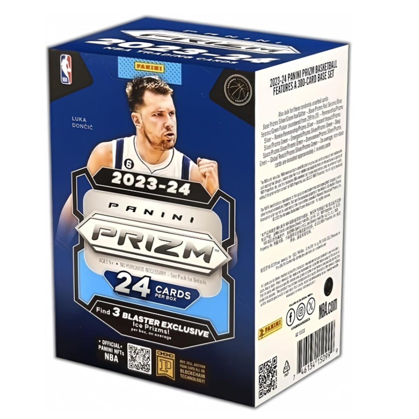 2023-24 Panini Prizm NBA Basketball Factory Sealed Blaster Box - 3 Ice Prizms!