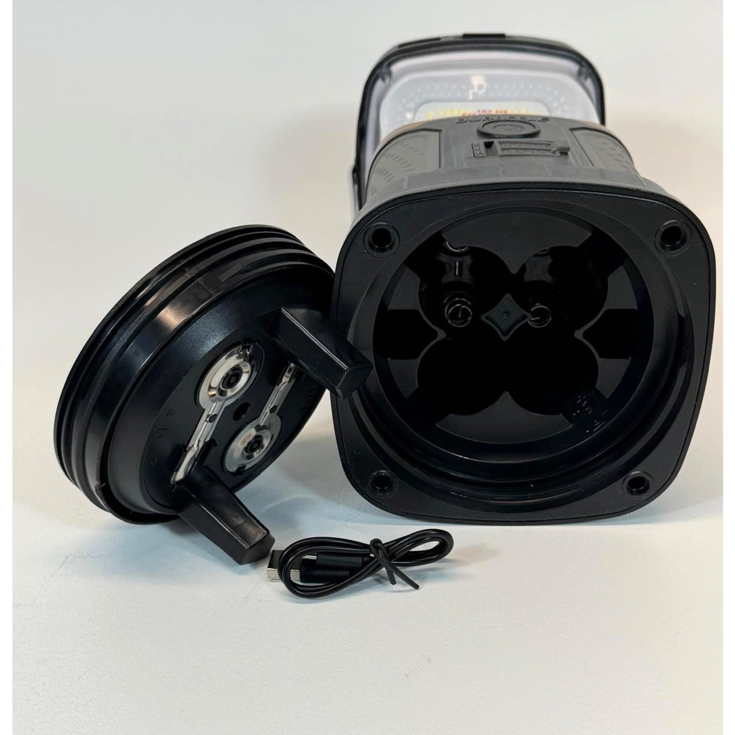 Duracell 3000 Lumen Rechargeable Lantern Solar USB Qi D Battery Ready